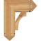 Ekena Millwork Westlake Arts and Crafts Rough Sawn Bracket w/ Offset Brace, Western Red Cedar, 8"W x 18"D x 22"H BKT0806X18X22WTL03RWR - alternate 4